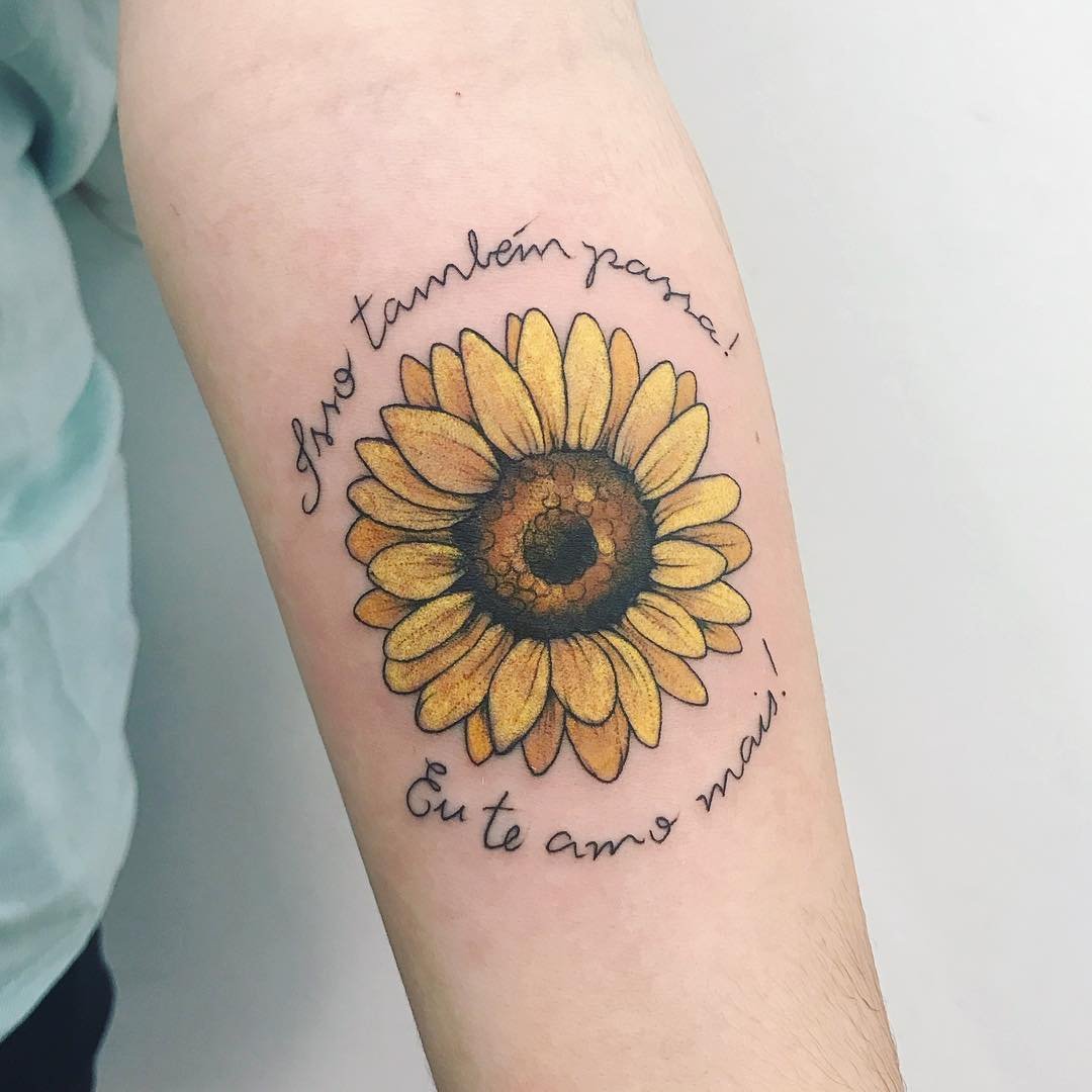 Tatuaje De Girasol 85 Hermosas Opciones Para Registrar En La Piel