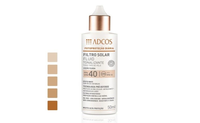 Fluido tonificante protector solar SPF 40 por R $ 87,00 en Adcos