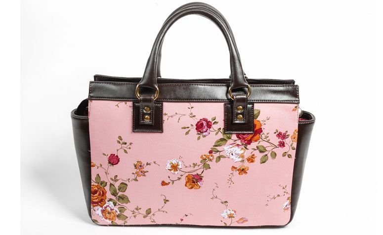 Bolso La Loba con estampado floral