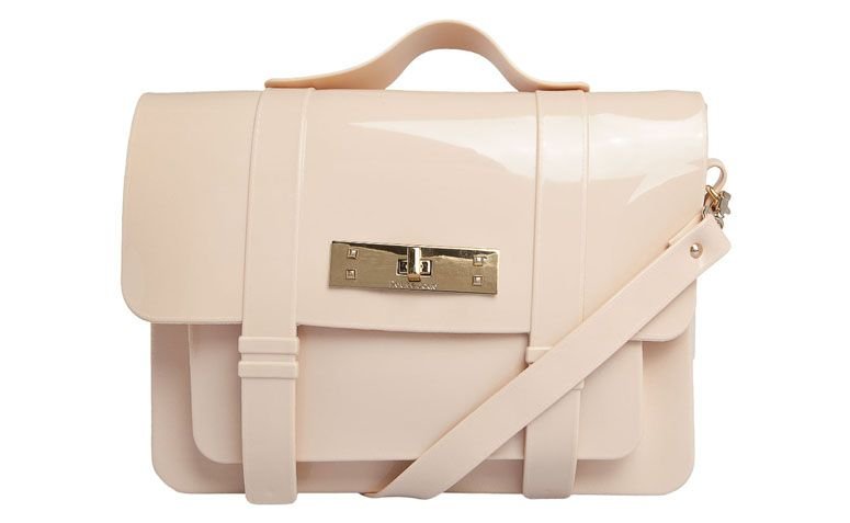 Bolso satchel Petite Jolie nude